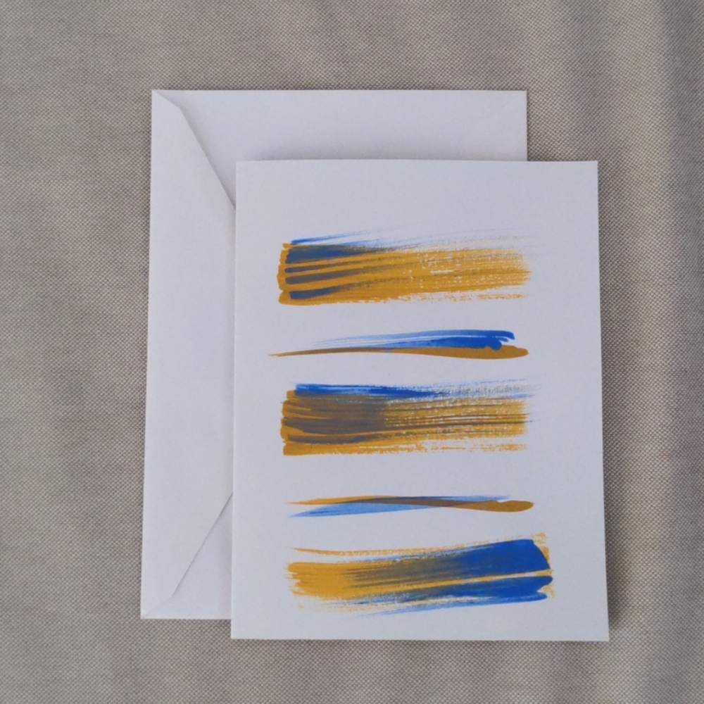 Hand Painted Card Set of 10
